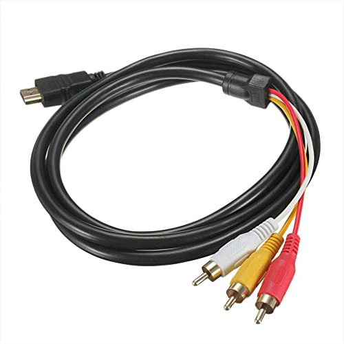 Diarypiece HDMI maschio a 3-RCA maschio video audio AV cavo adattatore trasmettitore, per HDTV connettore