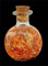 TENET - Botella ampolla de vidrio soplado con laminado de metal coleccionable (RAME)