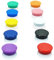 ZDZBLX Fridge Magnets 10 Pack 10 Colors Magnets Strong Small Magnets Whiteboard magnets, Colorful Round Magnets for Whiteboard, Mini Magnets Strong Magnets for Crafts, Fridge, Whiteboard,Notice board