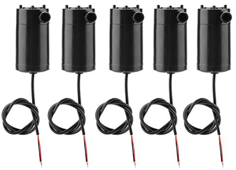 Mini-Wasserpumpe, 5 Stück/Set DC 3V-5V Mini-Wasserpumpe Tauchpumpe 100-200mA Mikro-DC-Pumpe 0,3-0,8 M Lift DC-Wasserpumpe Für Aquarium Brunnen Aquarium