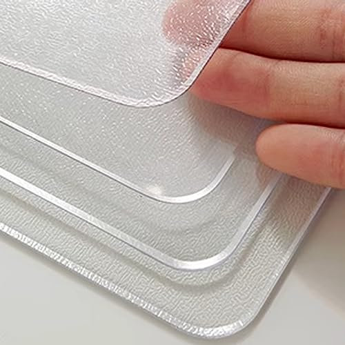 Zhaomi Película Protectora De Escritorio De Plástico PVC Transparente,Película Protectora De Escritorio Transparente De 1,1mm,Adecuada para Oficinas,Tocadores,Mesitas De Noche (70x120cm/28x47in)