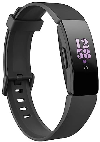 Oumida Armband Kompatibel mit Fitbit Inspire/Fitbit Inspire HR Armband, Weiches TPU Ersatzband Uhrenarmband Zubehör für Fitbit Inspire/Inspire HR Fitness Tracker (S, Schwarz)