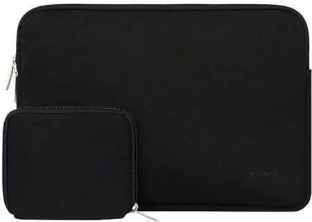 MOSISO Funda Portátil 18,5 Pulgadas, Compatible con 18 a 18,5 Pulgadas ASUS Gaming Laptop Monitor HP DELL Lenovo Notebook Computer, Funda Blanda de Neopreno con Bolsa Pequeña, Negro