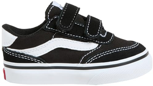 Vans Unisex Kinder Brooklyn Ls V Sneaker, Suede/Canvas Black/White, 25 EU