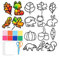 sylbx 12 Stück DIY Bastelset Blätter Deko,Set Herbst Deko Herbst Kinder,Herbst Bastelset Kinder,Bastelset Herbst Kinder Fenster,Herbst Basteln Kinder Wand- und Fensteraufkleber