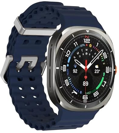 Bracelet réglable pour Samsung Galaxy Watch Ultra, compatible avec Smartwatch Ultra 47 mm, idéal pour sports et activités nautiques, résistant à l'eau et à la poussière. Samsung Galaxy Watch Ultra,