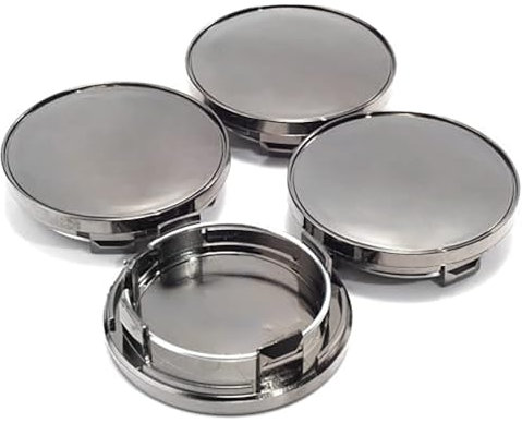 FNDYMNPG 4 Stück Radkappen für Auto, für Opel Astra K 60mm Hitzebeständiger Radnaben Mitteldeckel Felgendeckel Nabenkappen Auto Zubehör,A