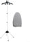 Zilimontt Steamer Stand, Adjustable Clothes Steamer Stand with 360° Rotation Hanger, with Clips, For Steaming Clothes,Clothes Steamer Stand,Steamer Hanger Stand(black)