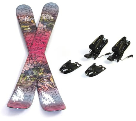 F2 Snowblades Happiness 99cm Set mit Sicherheitsbindung Fun Ski Kurzski