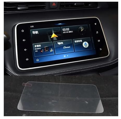 GPS Schutzfolie Auto Infotainment Radio GPS Navigation Gehärtetes Glas Screen Protector Film Für Nissan Für Kicks 2017 2018 2019 2020 Navigation Schutzfolie(8 inch)