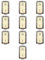 10x Interruttore 0-1 16A bipolare, Modulo bianco, Compatibile Con BTicino Magic, frutti, interruttori, pulsanti, deviatori, dimmer, sensori, PIR, buzzer, Per Placche originali e compatibili