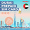 Power Sim Dubai Prepaid SIM-Karte, Vereinigte Arabische Emirate Abu Dhabi (20 GB 30 Tage)