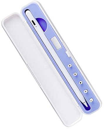 HOMSFOU Stift Aufbewahrungsbox für Kapazitive Stifte mit Silikoneinlage und Halterungen Schützt vor Kratzern und Schmutz Kompatibel mit Touchpens Generation Slim Design für Taschen