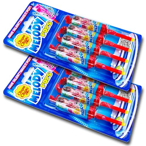2er Pack Chupa Chups Melody Pops Lollipops 8 x 4 Einzellolly