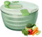 Yeqqzq Essoreuse à salade, lave-salade et essoreuse, 4 l Essoreuse à laitue avec panier de lavage de légumes et bol de service