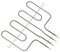 sparefixd Suitable for Hotpoint Cooker Oven Grill Element Top Heater UH53W UH53