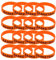 Toyvian Basketball Armbänder 50 Stück Silikonarmbänder mit Basketball Druck Langlebig und Unisex für Sport und Fans