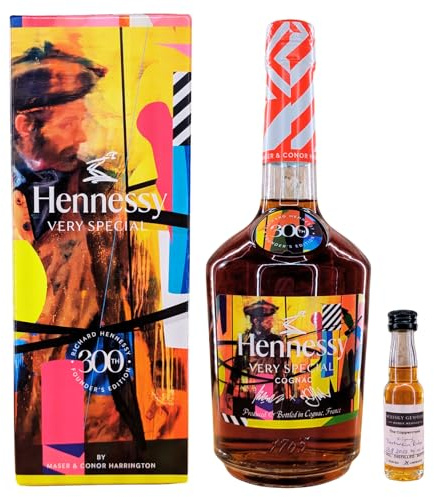 Hennessy Cognac V.S. 300th Founders Edition Limited 2025 0,7 l 40% + 2 cl Mini in Geschenkverpackung by Reichelts