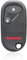 Aputoxz Replacement Smart Proximity Keyless Entry Remote Key Fob 3 Buttons for Honda Civic 2001-2007 for Pilot 2003-2007 Black 433MHz NHVWB1U523