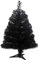 Fouriding 2ft (60cm) Christmas Tree Artificial Xmas Pine Trees with PVC Leg Stand Base Home Office Holiday Decoration (Black)