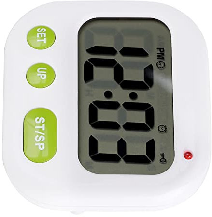 Garosa Digital Wecker, Musik/Vibration Digital LCD Elektronische Wecker Einstellbare Alarm Lautstärke Sleep Timer
