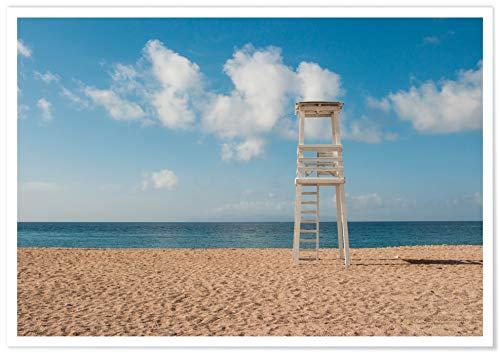 Panorama Poster Baywatch 30 x 21 cm - Gedruckt auf 250g-Papier - Nature Wanbilder - Papierplakat Wohnzimmer