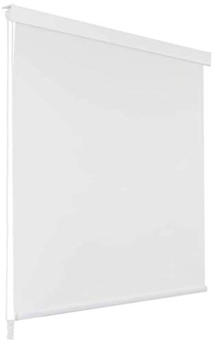 Duschrollo 100x240 cm weiß Haus & Garten Badezimmer Zubehör Duschvorhänge