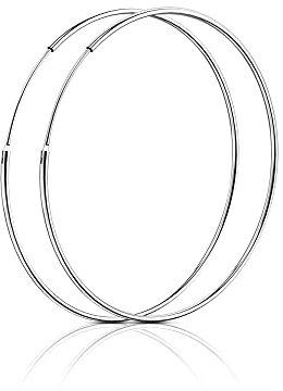 SOSMAR - Creolen silber für Damen aus echt 925 Sterling Silber, große Creolen Hoop Ohrringe für Damen Mädchen - 30mm