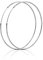 SOSMAR - Creolen silber für Damen aus echt 925 Sterling Silber, große Creolen Hoop Ohrringe für Damen Mädchen - 30mm