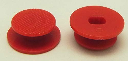 Thumb Grip Stick Cap Cover Thumbsticks Analog Joystick Cap Set for PSP 2000 3000 Red