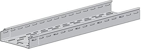 RS PRO Kabelrinne, T. 60 mm x 200mm x 3 m Sendzimir-verzinkter Stahl, Packung a 4 Stück