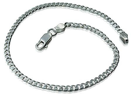 Niklarson Panzerarmband 2,8mmx21cm Sterling Silber 925 Silberarmband 13528-21