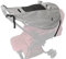 Sonnensegel Kinderwagen, Sonnensegel für Kinderwagen mit Sichtfenster, Universal Kinderwagen Sonnensegel, mit UV Schutz 50+ und Wasserdicht(grau)