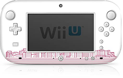 DeinDesign Skin kompatibel mit Nintendo Wii U Gamepad Folie Sticker Eishockey Skyline EC Red Bull Salzburg