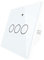 ZigBee Interruttore Smart Da Parete, Interrutore Intelligente Da Parete ZigBee, 3 Tasti Touch Con Pannello in Cristallo, App Tuya e Smart Life, Colore Bianco,Per Scatola 503 Italiana