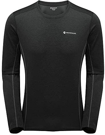 Montane Mens Dart Long Sleeve T-Shirt Black XXL