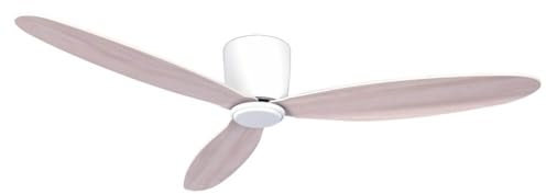 Lucci AIR Deckenventilator Airfusion Radar, Ventilator inkl. Fernbedienung, extrem flacher Deckenlüfter, weiß Ø 106 cm