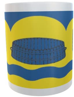 U24 Tasse à café Motif drapeau Cendrillon
