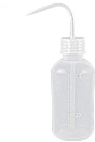Ericetion 250ml Kapazität Tätowierung Waschen Kunststoff Flasche Squeeze Flasche Ellenbogen Waschflasche Für Vinaigetten Waschmittel Duschgel Waschen