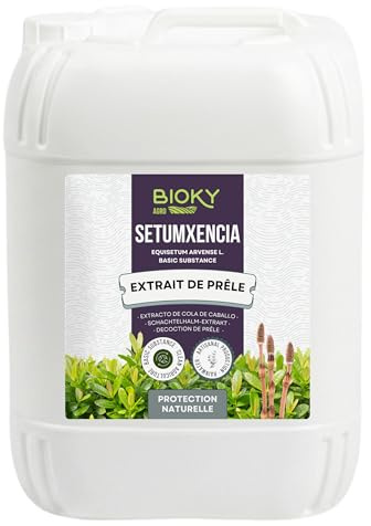 Ackerschachtelhalm-Fungizid 20 L – Vorbeugend und Kurativ für Pflanzen – Biostimulans für Zimmerpflanzen und Urban Gardening – Wirksam gegen Pilze wie Falschen Mehltau und Ec
