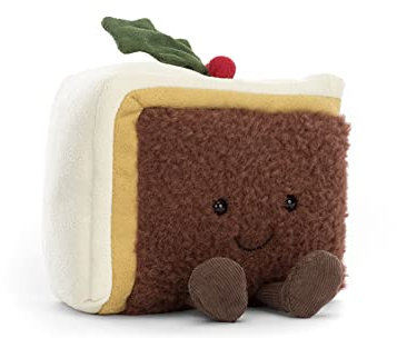 EEYORE Jellycat Amuseable Slice of Christmas Cake Collectable Plush Decoration