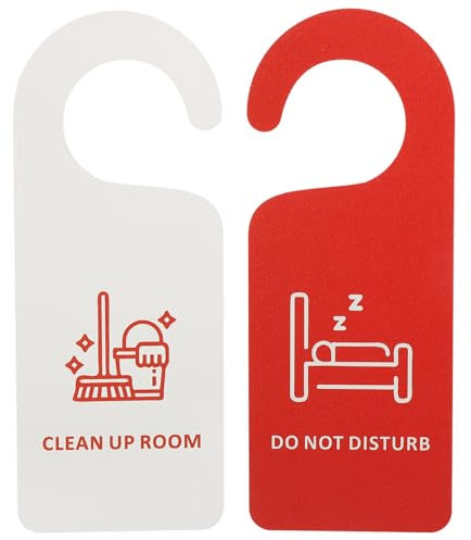 Operitacx Do Not Disturb Türschild Doppelseitiger Hotel Türhänger Hochwertiges Schild Für Zimmer Und Büros Klarer Text Einfach Anzubringen Langlebig Und