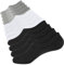 CLOSEMATE 6 Paar Sneaker Socken Herren & Damen Füßlinge Baumwolle Füsslinge Unsichtbare Socken Invisible No Show Socks für Sneaker Mokassins Loafer 2Schwarz 2Weiß 2Grau 47-50 XL