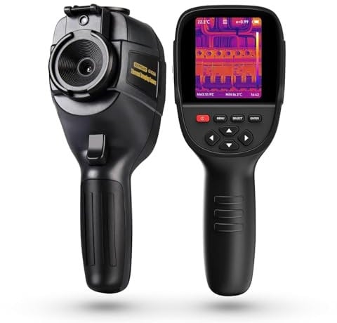 256x192 Thermal Imaging Camera with Dual-Light Fusion, -20~550°C (-4~1022°F), Handheld Infrared Thermal Imager for Home Inspection, HVAC, Electrical, Plumbing Leak Detection and Mechanical Maintenance