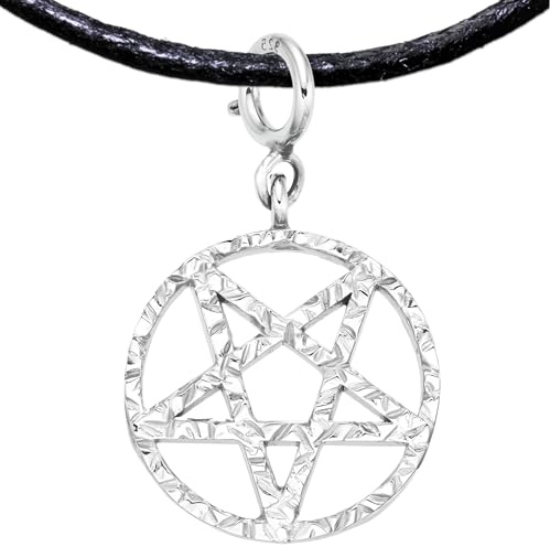 Fait Main Pendentif Symbole Collier Argent 925 Plaqué or/platine Cadeau | Ankh, triskèle, paix, cœur, Paired Hearts, pentagramme, polyamour, nœud celtique, cchapeau, ruban, lambda, licorne