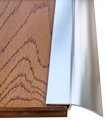 Floor Transition Strip for Gap, Transition Threshold Strip Heavy Duty Threshold Transition Strip Tile to Wood Floor Transition Easy to Install Sturdy Door Edge Trim Strip for Front Porch to Door (Col