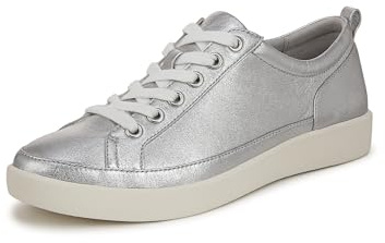Vionic Unisex's Winny, Silver Leather, 36 EU