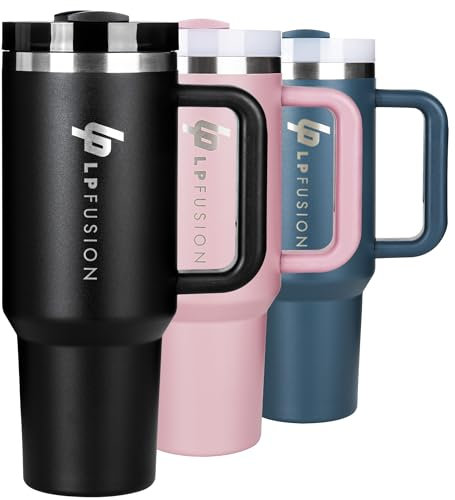 HydroPeak Pro 40 oz Insulated Stainless Steel Travel Mug (Black)