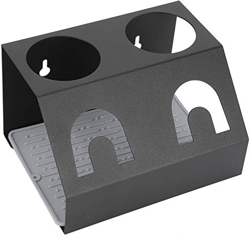 Soda-Flaschenhalter, Flaschen-Wäscheständer, Wasserflaschenhalter, Soda-Flaschen-Abtropfgestell, Ständer Mit Zwei Löchern, Abtropfgestell Für Zuhause(Schwarz)