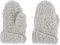 THE COZY SHEEP Hellgraue Fäustlinge aus 100% Lammwolle | Fausthandschuhe Damen Warm | Merino-Handschuhe & Wollfäustlinge Damen und Herren | Weiche Merinowolle Handschuhe Grau | Mittens Men & Women